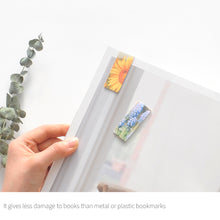 Load image into Gallery viewer, Monolike Magnetic Bookmarks Garden Flower, set of 5