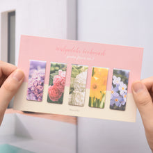 Load image into Gallery viewer, Monolike Magnetic Bookmarks Garden Flower ver.2, Set of 5