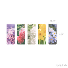 Load image into Gallery viewer, Monolike Magnetic Bookmarks Garden Flower ver.2, Set of 5