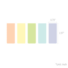 Load image into Gallery viewer, Monolike Magnetic Bookmarks Pastel, set of 5