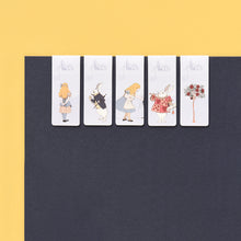 Load image into Gallery viewer, Monolike Magnetic Bookmarks Alice Set of 5