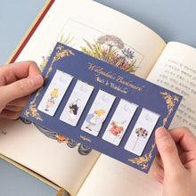 Load image into Gallery viewer, Monolike Magnetic Bookmarks Alice Set of 5