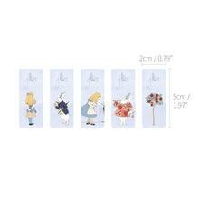 Load image into Gallery viewer, Monolike Magnetic Bookmarks Alice Set of 5