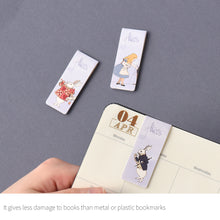 Load image into Gallery viewer, Monolike Magnetic Bookmarks Alice Set of 5