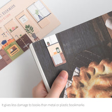 Load image into Gallery viewer, Monolike Magnetic Bookmarks Cosy kitchen, Set of 5