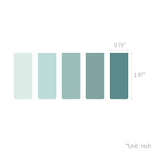 Load image into Gallery viewer, Monolike Magnetic Bookmarks Emerald, Set of 5