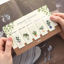 Load image into Gallery viewer, Monolike Magnetic Bookmarks Garden Plant, Set of 5