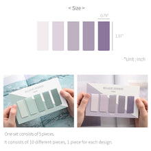 Load image into Gallery viewer, Monolike Magnetic Bookmarks Lavender + Emerald, 10 Pieces