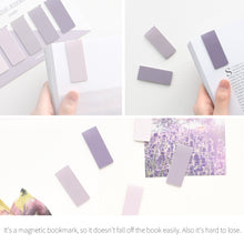 Load image into Gallery viewer, Monolike Magnetic Bookmarks Lavender + Emerald, 10 Pieces
