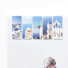 Load image into Gallery viewer, Monolike Magnetic Bookmarks Santorini, Set of 5