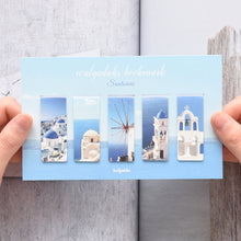 Load image into Gallery viewer, Monolike Magnetic Bookmarks Santorini, Set of 5