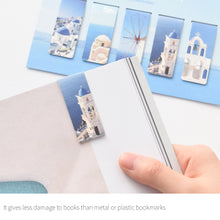 Load image into Gallery viewer, Monolike Magnetic Bookmarks Santorini, Set of 5