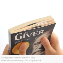 Load image into Gallery viewer, Monolike Magnetic Bookmarks Typography, set of 5