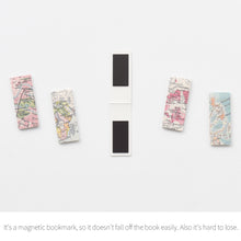 Load image into Gallery viewer, Monolike Magnetic Bookmarks Vintage Maps, Set of 5