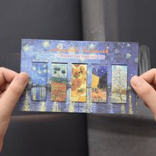 Load image into Gallery viewer, Monolike Magnetic Bookmarks Vincent van Gogh ver.2, Set of 5