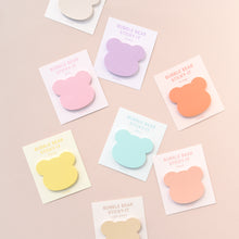 Load image into Gallery viewer, Monolike Bubble Bear Sticky-it - 8p Set Self-Adhesive Memo Pad 30 Sheets
