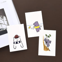 Load image into Gallery viewer, Monolike Buddy Postcards - mix 24 pack, unique and cute 24 animal Postcards