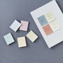 Load image into Gallery viewer, Monolike Color Palette Sticky Grid 300 D Set 4p - Self-Adhesive Memo Pad 30 sheets