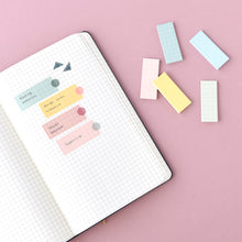 Load image into Gallery viewer, Monolike Color Palette Sticky Grid 500 C Set 4p - Self-Adhesive Memo Pad 30 sheets