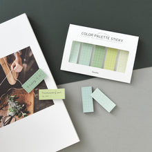 Load image into Gallery viewer, Monolike Color Palette Sticky Grid 500 C Set 4p - Self-Adhesive Memo Pad 30 sheets