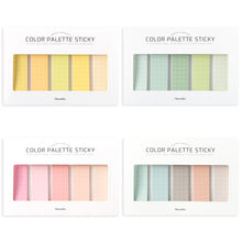 Load image into Gallery viewer, Monolike Color Palette Sticky Grid 500 C Set 4p - Self-Adhesive Memo Pad 30 sheets
