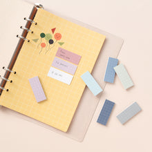 Load image into Gallery viewer, Monolike Color Palette Sticky Grid 500 D Set 4p - Self-Adhesive Memo Pad 30 sheets