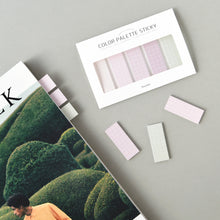 Load image into Gallery viewer, Monolike Color Palette Sticky Grid 500 D Set 4p - Self-Adhesive Memo Pad 30 sheets