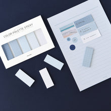 Load image into Gallery viewer, Monolike Color Palette Sticky Grid 500 D Set 4p - Self-Adhesive Memo Pad 30 sheets