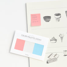 Load image into Gallery viewer, Monolike Colour palette Sticky Solid 301 A SET 4p - Self-Adhesive Memo Pad 30 sheets