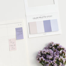 Load image into Gallery viewer, Monolike Color Palette Sticky Solid 401 A SET 4p - Self-Adhesive Memo Pad 30 sheets