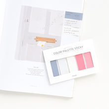 Load image into Gallery viewer, Monolike Color Palette Sticky Solid 501 A SET 4p - Self-Adhesive Memo Pad 30 sheets