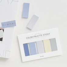 Load image into Gallery viewer, Monolike Color Palette Sticky Solid 501 B SET 4p - Self-Adhesive Memo Pad 30 sheets