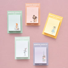 Load image into Gallery viewer, Monolike Dorothy Sticky-it - 5p Set Self-Adhesive Memo Pad 50 Sheets