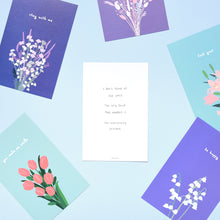 Load image into Gallery viewer, Monolike Flower for you Single card - mix 24 pack, lovely 24 Single card