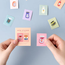 Load image into Gallery viewer, Monolike Wow Sticker Grocery Store + Fond Memories Set - Mini Size Cute Stickers, Square Stickers…