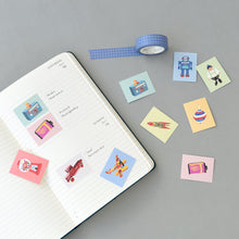 Load image into Gallery viewer, Monolike Wow Sticker Grocery Store + Fond Memories Set - Mini Size Cute Stickers, Square Stickers…