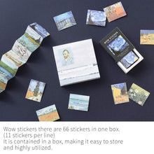 Load image into Gallery viewer, Monolike Wow Sticker Gogh + Monet set - Mini size cute stickers, square stickers