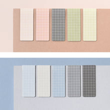 Load image into Gallery viewer, Monolike Magnetic Bookmarks Grid Ocean + Grid Misty, Set of 10