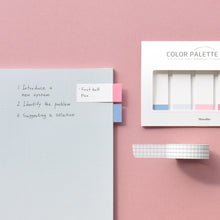 Load image into Gallery viewer, Monolike Color Palette Sticky Index 500 SET 4P - Self-Adhesive Memo Pad 30 sheets