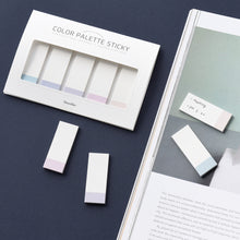Load image into Gallery viewer, Monolike Color Palette Sticky Index 500 SET 4P - Self-Adhesive Memo Pad 30 sheets
