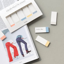 Load image into Gallery viewer, Monolike Color Palette Sticky Index 500 SET 4P - Self-Adhesive Memo Pad 30 sheets