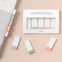 Load image into Gallery viewer, Monolike Color Palette Sticky Index 500 SET 4P - Self-Adhesive Memo Pad 30 sheets