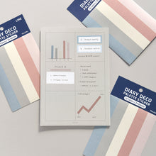 Load image into Gallery viewer, Monolike Diary Deco Palette Line Stickers SET - 24 sets of 12 designs