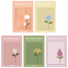 Load image into Gallery viewer, Monolike The flower Sticky-It - 5p Set Self-Adhesive Memo Pad 50 Sheets