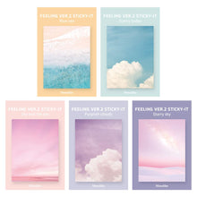 Load image into Gallery viewer, Monolike Feeling Ver.2 Sticky-it - 5p Set Self-Adhesive Memo Pad 50 Sheets