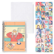 Load image into Gallery viewer, Monolike A5 FALL IN NEWTRO Diary Set, Doughnut - Yearly Plan, Monthly plan, Weekly Plan, Scheduler, Illustration Diary