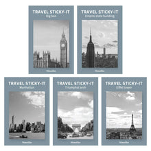 Load image into Gallery viewer, Monolike Travel Sticky-it - 5p Set Self-Adhesive Memo Pad 50 Sheets