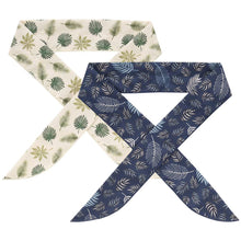 Load image into Gallery viewer, Monolike Cool Hawaiian Beige + Hawaiian Navy Fashion Item Neck Wrap Cooling Scarf