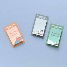 Load image into Gallery viewer, Monolike Memories Ver.2 Sticky-it - 5p Set Self-Adhesive Memo Pad 50 Sheets