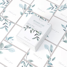 Load image into Gallery viewer, Monolike Message Thank you - Nature Card - Mix 40 Mini Postcards, 20 envelopes Package